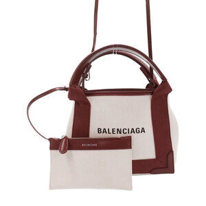Balenciaga Navy Blue Cabas XS Bag